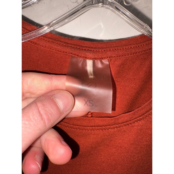 CALIA by Carrie Underwood Rust Orange High Neck Tank Top Womens XS Activewear - Picture 2 of 5